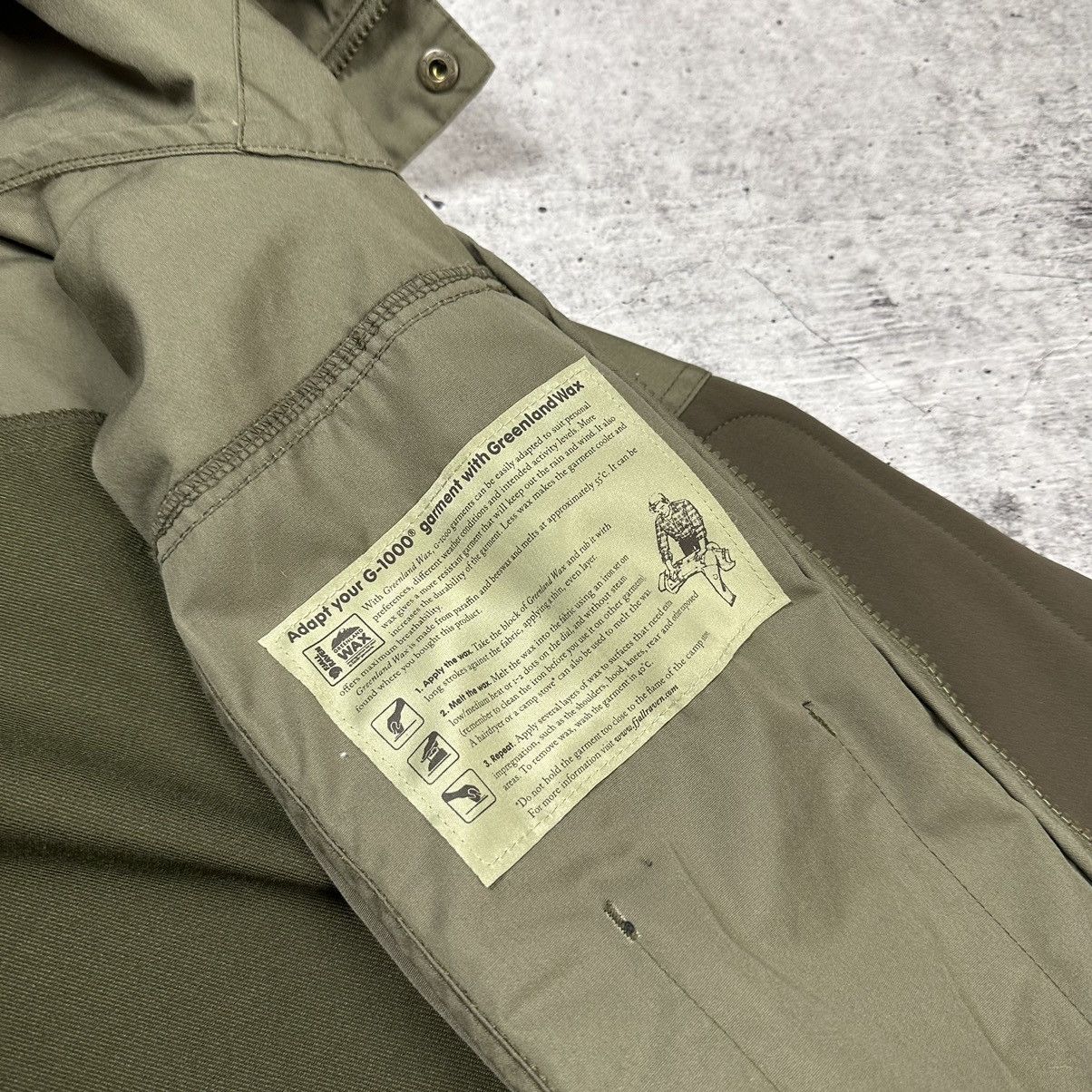 Fjallraven Keb G-1000 Canvas Hoody Jacket Olive/Tarmac