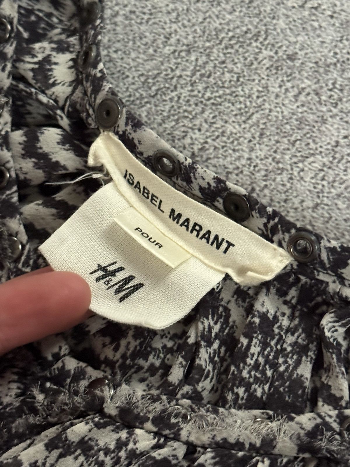 Isabel Marant Isabel Marant H&M 36size animal print relaxed dress shirt Size S / US 4 / IT 40 - 9 Thumbnail