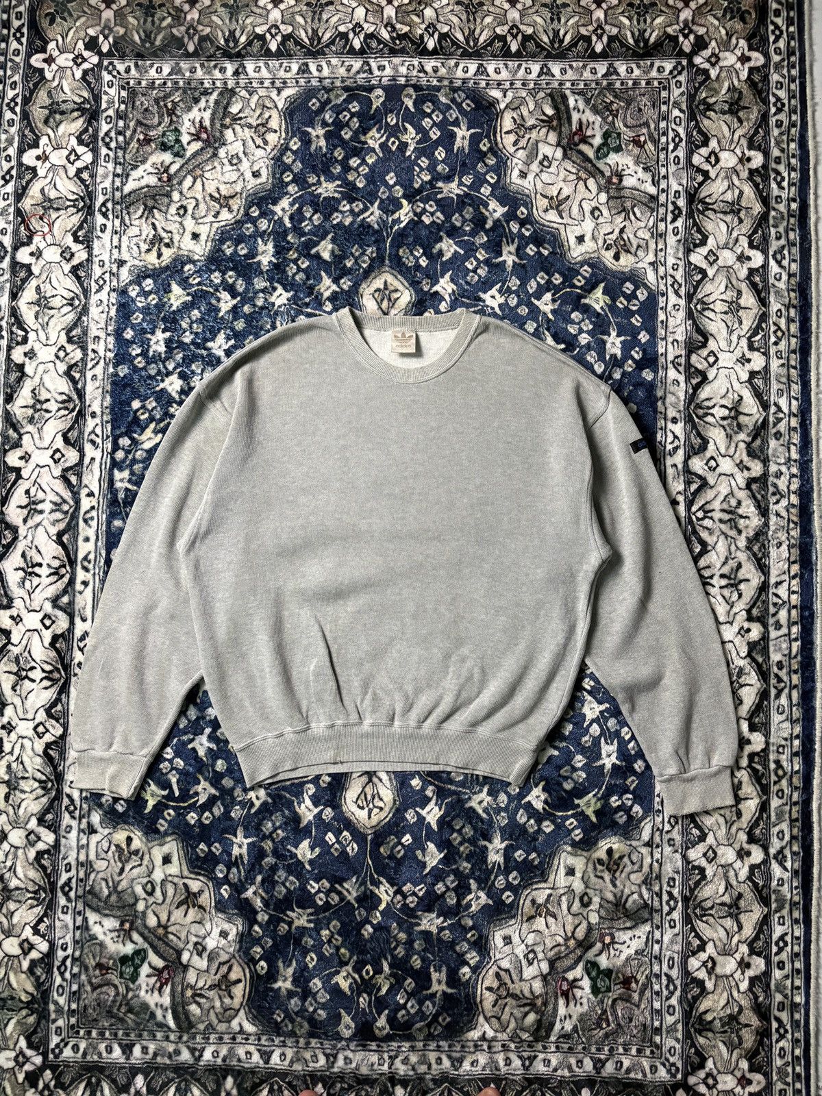Adidas Vintage 80s/ 90s Baggy Adidas Trefoil Crewneck Sweatshirts Size US M / EU 48-50 / 2 - 1 Thumbnail