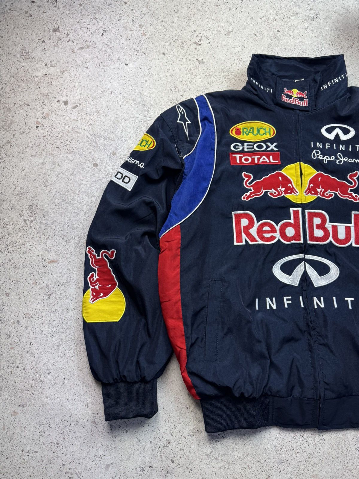 Red Bull × Vintage Infiniti Red Bull Vintage Racing Jacket Og Hype Y2k Rare Size US XL / EU 56 / 4 - 2 Thumbnail