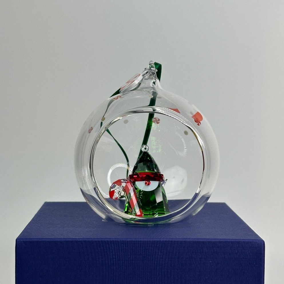 Swarovski Swarovski Holiday Cheers Santa’s Elf Ball Ornament Size ONE SIZE - 3 Thumbnail