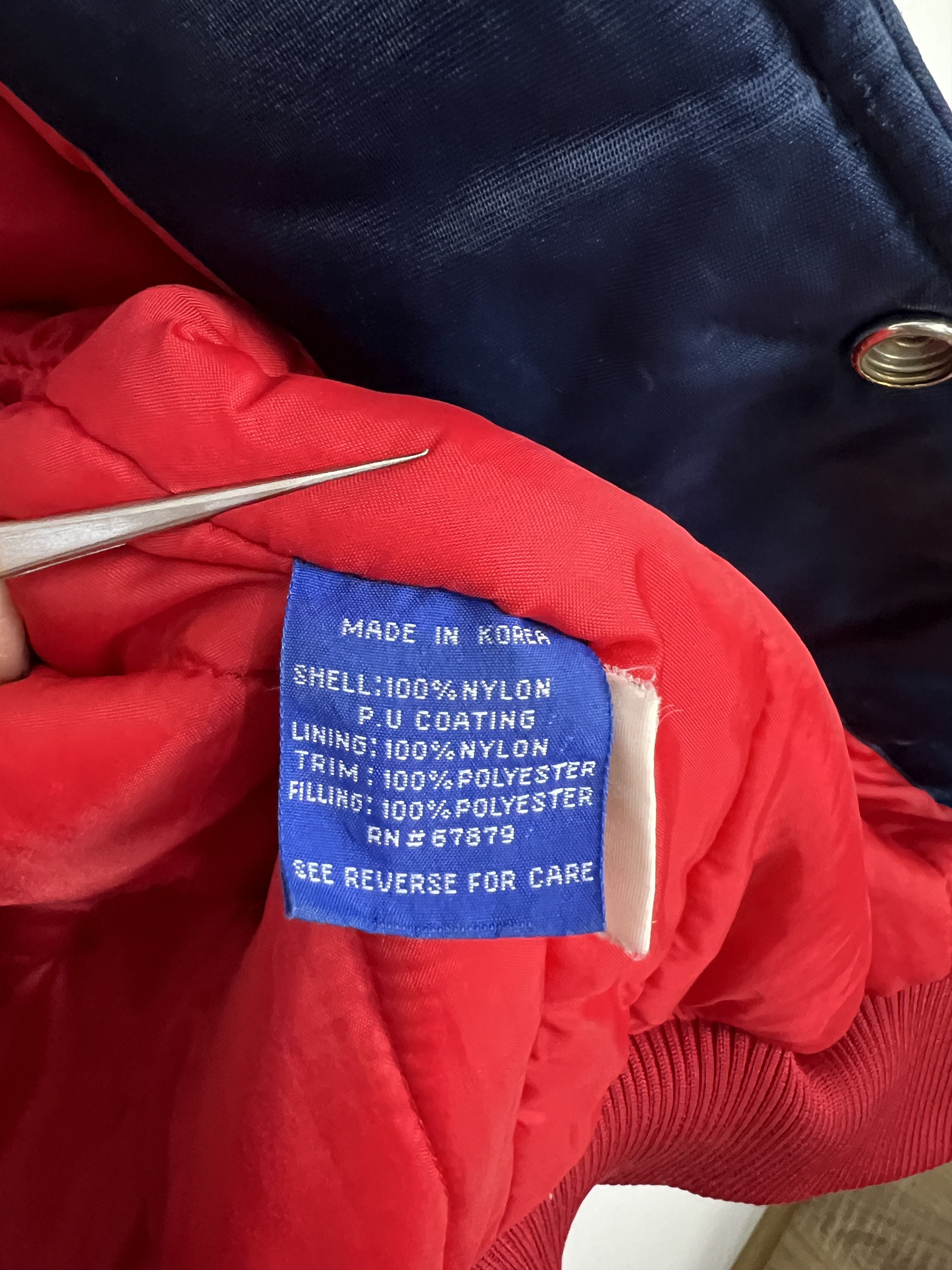 Starter Vintage 90's Starter MLB Atlanta Braves Starter Satin Bomber Size US L / EU 52-54 / 3 - 13 Thumbnail