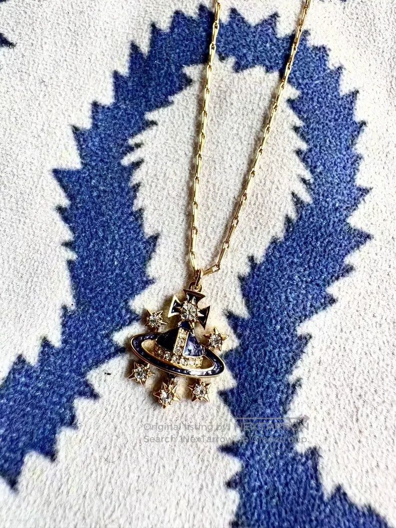 Vivienne Westwood Vivienne Westwood Mid-century blue and purple earth star n Size ONE SIZE - 1 Thumbnail