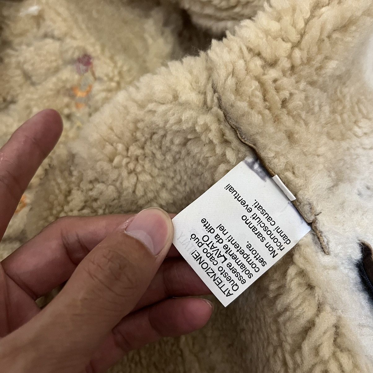 John Galliano 2000's John Galliano Shearling Sherpa Jacket Size S / US 4 / IT 40 - 4 Thumbnail