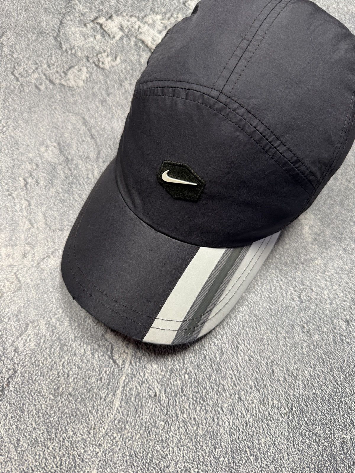 Nike Vintage Y2K Nike 5 Panel Nylon Cap Size ONE SIZE - 3 Thumbnail
