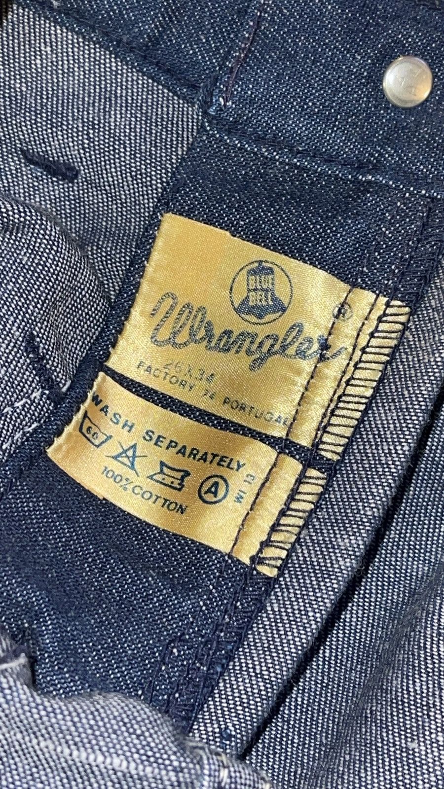 Vintage Wrangler Blue Bell Vintage Bell Deadstock Jeans Size 26" / US 2 / IT 38 - 3 Thumbnail