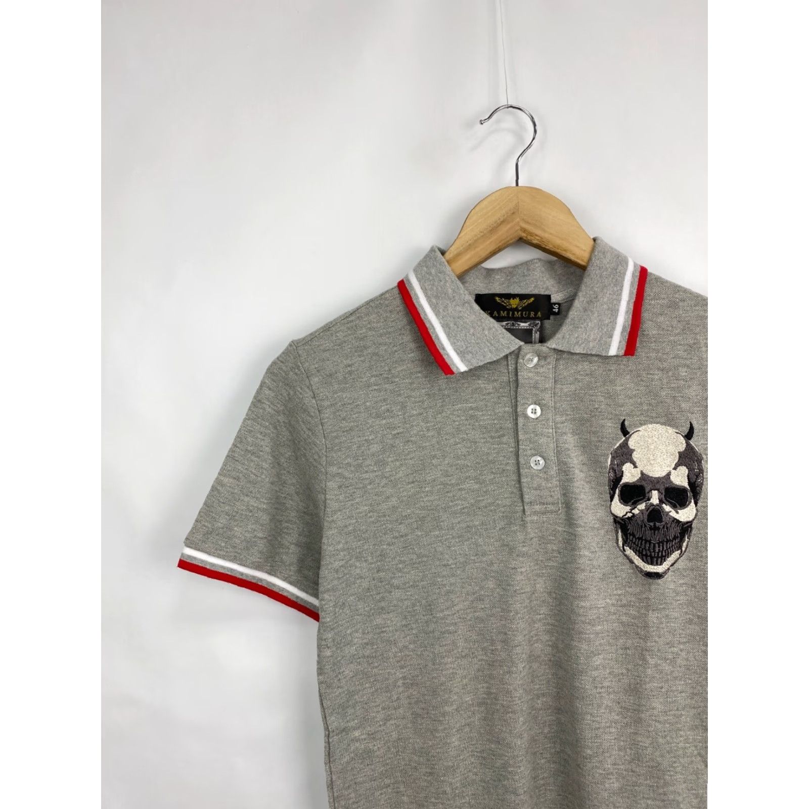 Vintage Kamimura Tokyo Polo T-Shirt Japan Style Gray 46 M Mens Vintage Nike Shirt নয় Size US XXL / EU 58 / 5 - 4 Thumbnail