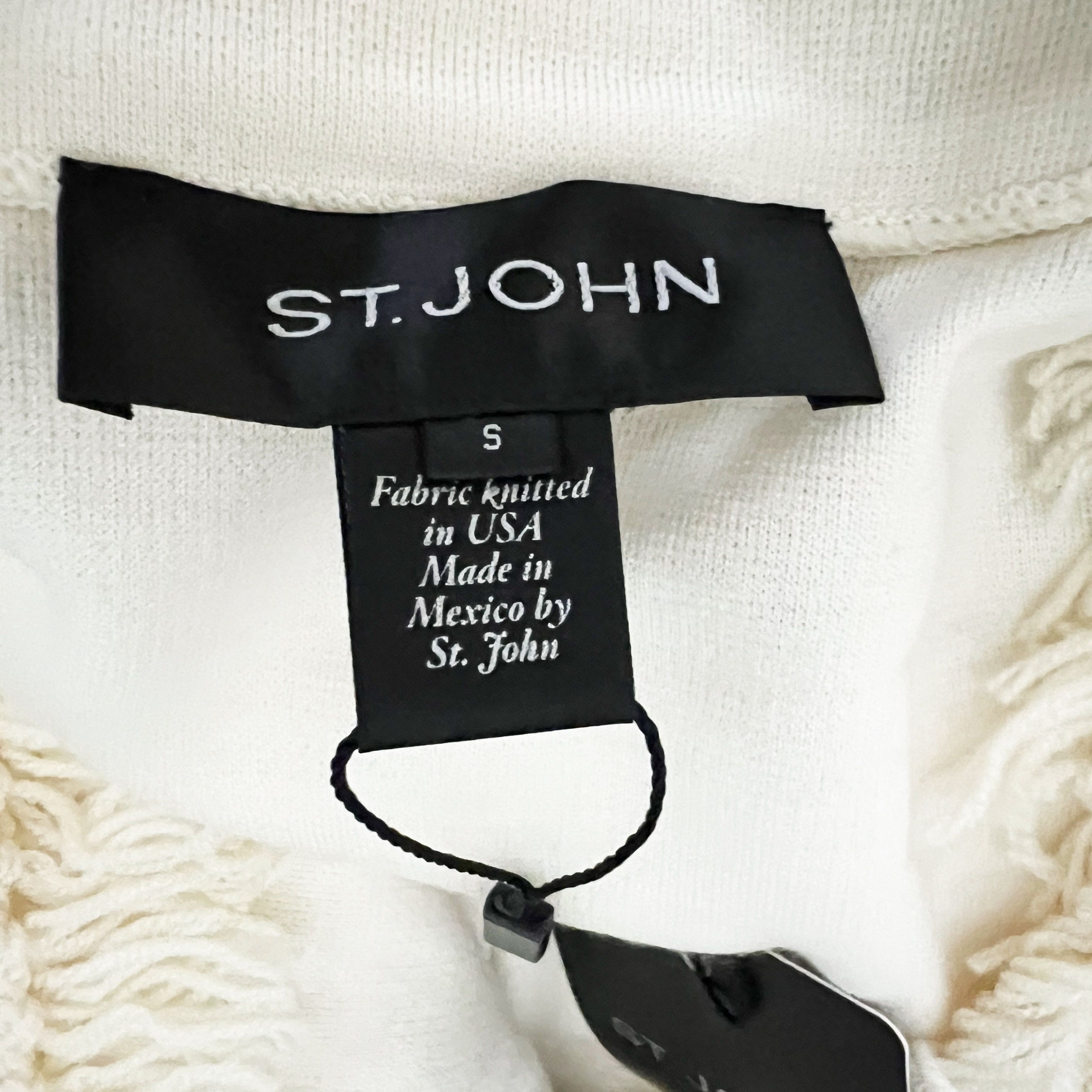 St. John NEW St. John Wool Blend Knit Stretch Open Size S / US 4 / IT 40 - 2 Thumbnail