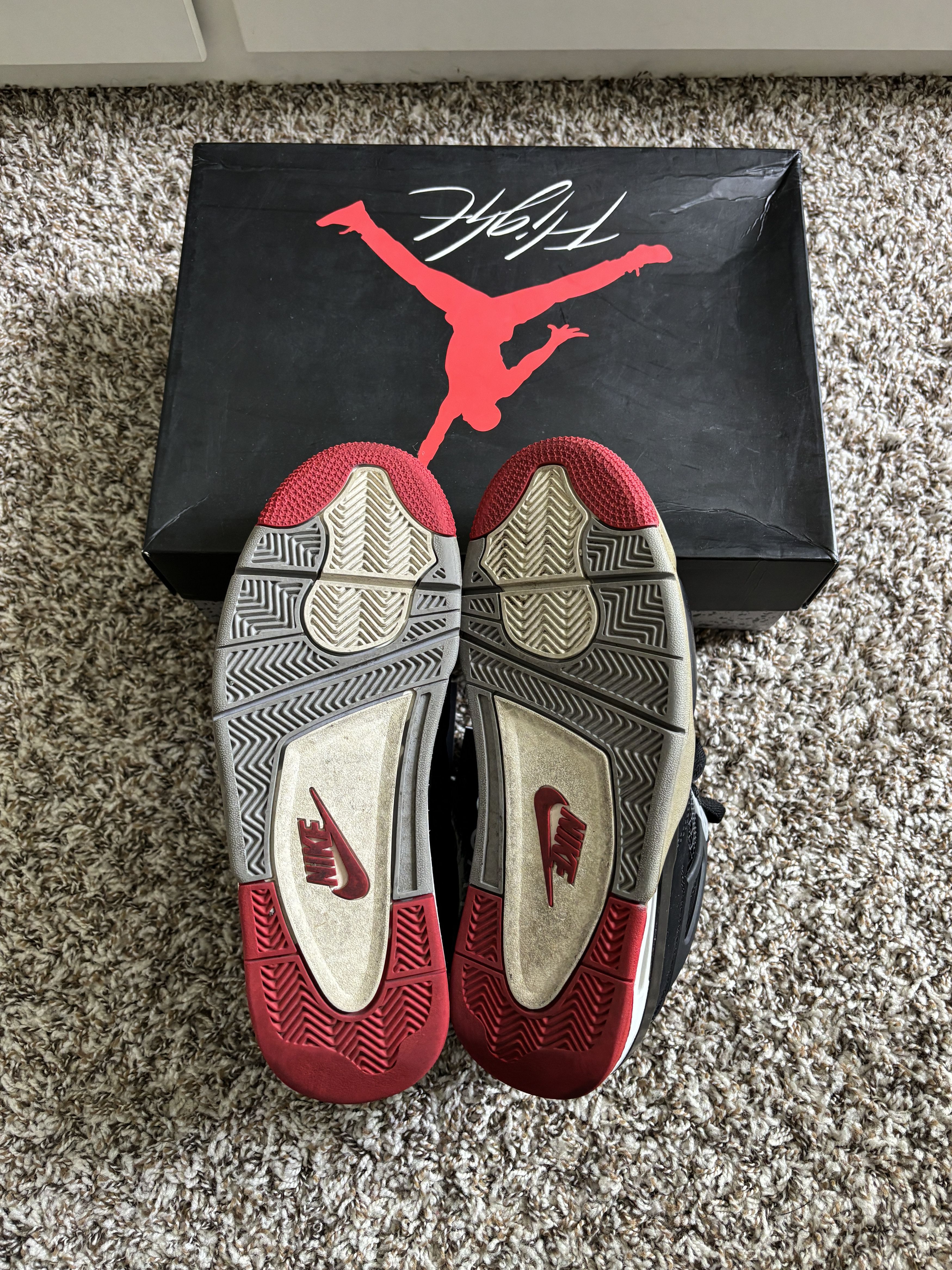 Jordan Brand Nike Air Jordan 4 Bred 2019 Size 8 Size US 8 / EU 41 - 10 Thumbnail