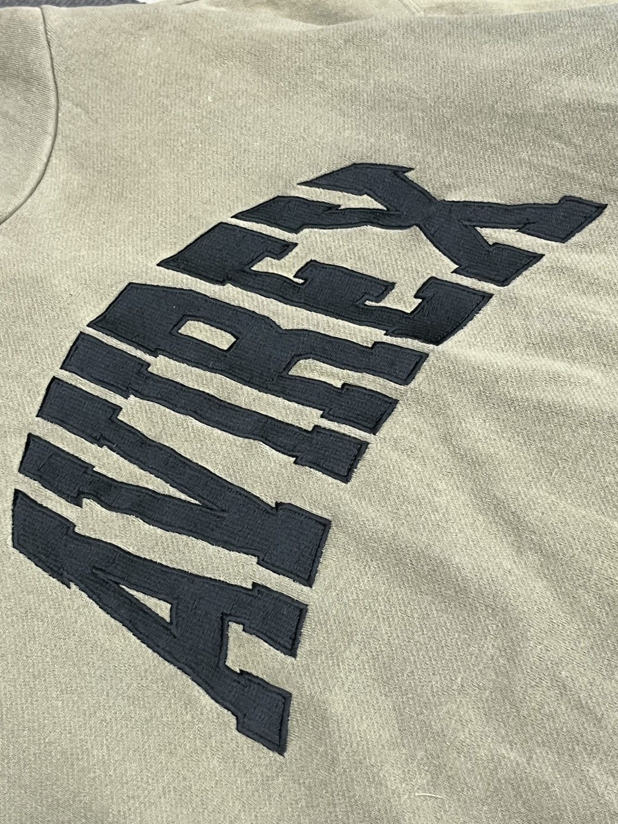 Avirex AVIREX Sunfaded Hoodie Big Spellout Grunge Vintage Size US L / EU 52-54 / 3 - 2 Thumbnail