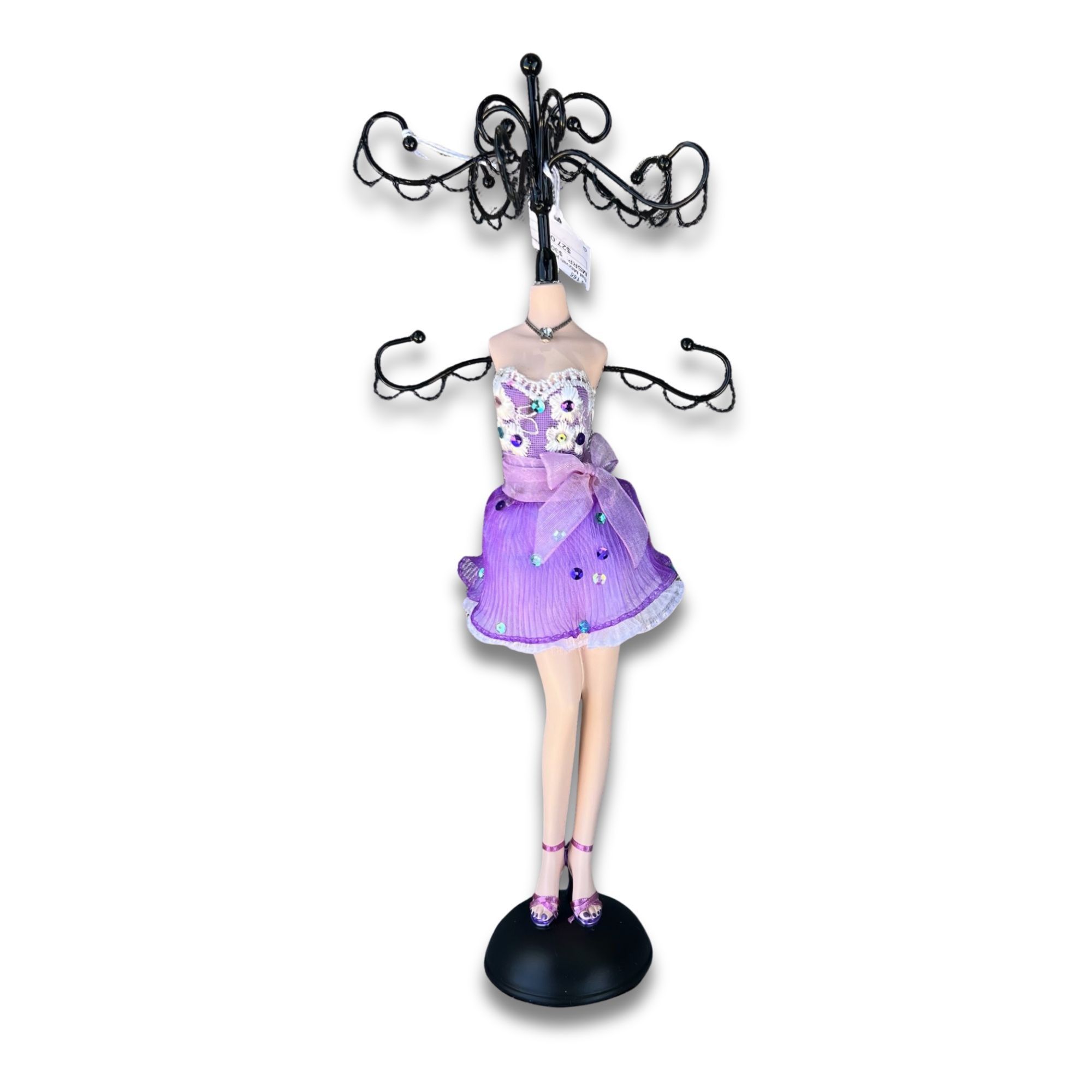 Other 3 Dress Doll Jewelry Holder Stand With Black Metal Hooks & S Size ONE SIZE - 2 Thumbnail