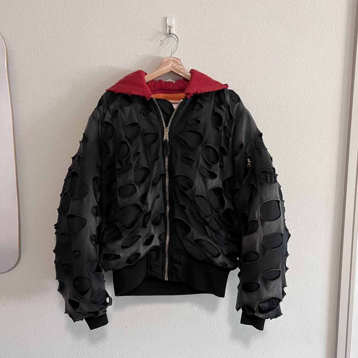 ALEXANDER DIGENOVA alexander digenova trashed bomber jacket Size US S / EU 44-46 / 1 - 1 Thumbnail
