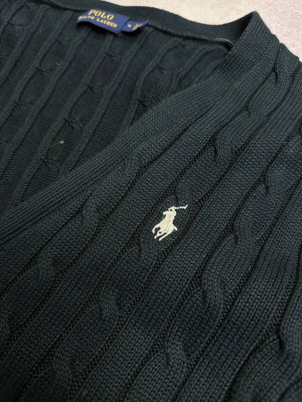 Polo Ralph Lauren Vintage Polo Ralph Lauren Cabble Knit RRL Cardigan Rare M Size US M / EU 48-50 / 2 - 4 Thumbnail