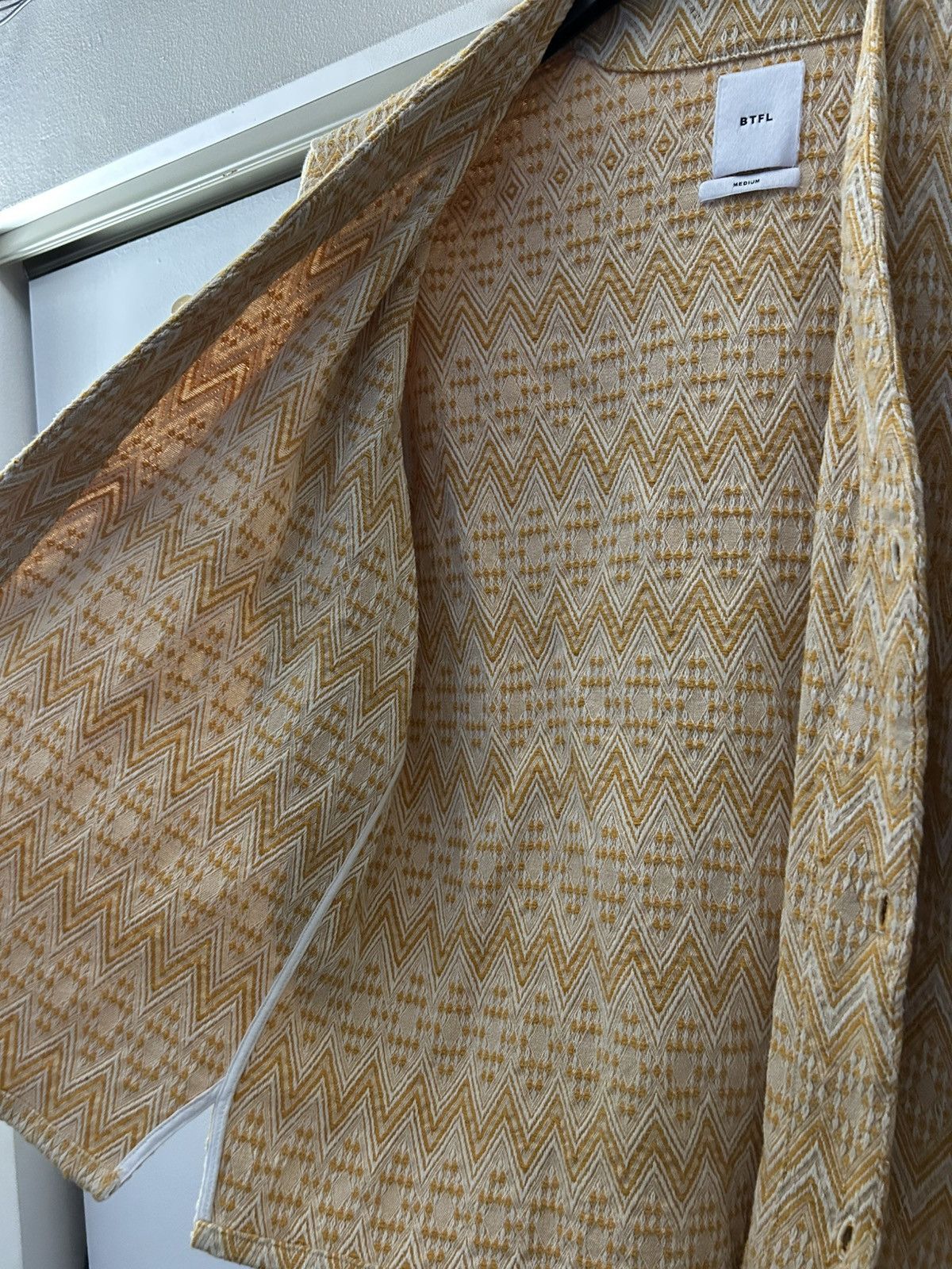 BTFL Yellow Hand Woven BTFL Cardigan - Medium Size US M / EU 48-50 / 2 - 5 Thumbnail