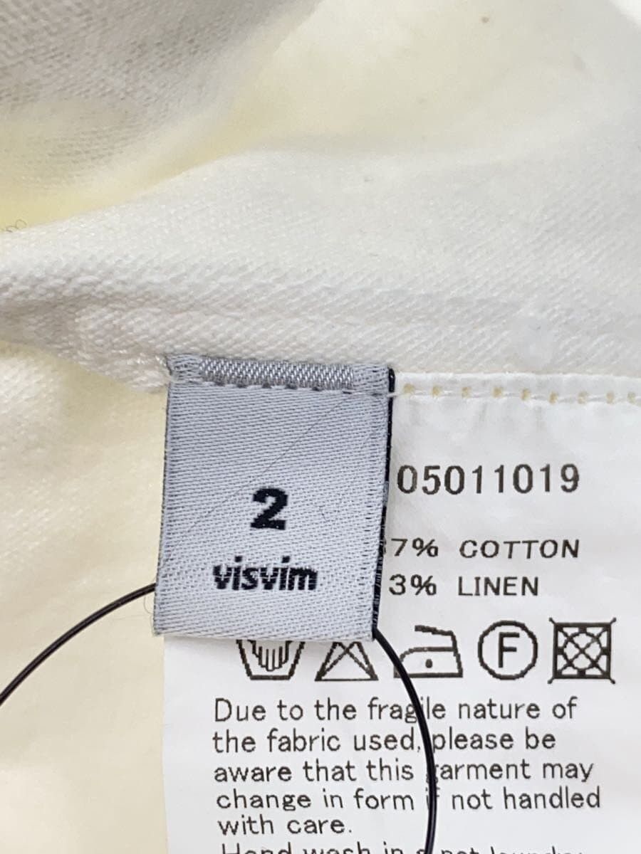 Visvim White Cotton Long Sleeve Shirt Size US M / EU 48-50 / 2 - 4 Thumbnail