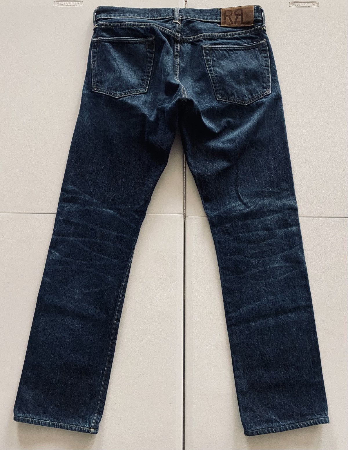 RRL Ralph Lauren RRL Slim Fit American Selvedge Still Water Wash 2 Jeans 32 Size US 32 / EU 48 - 4 Thumbnail