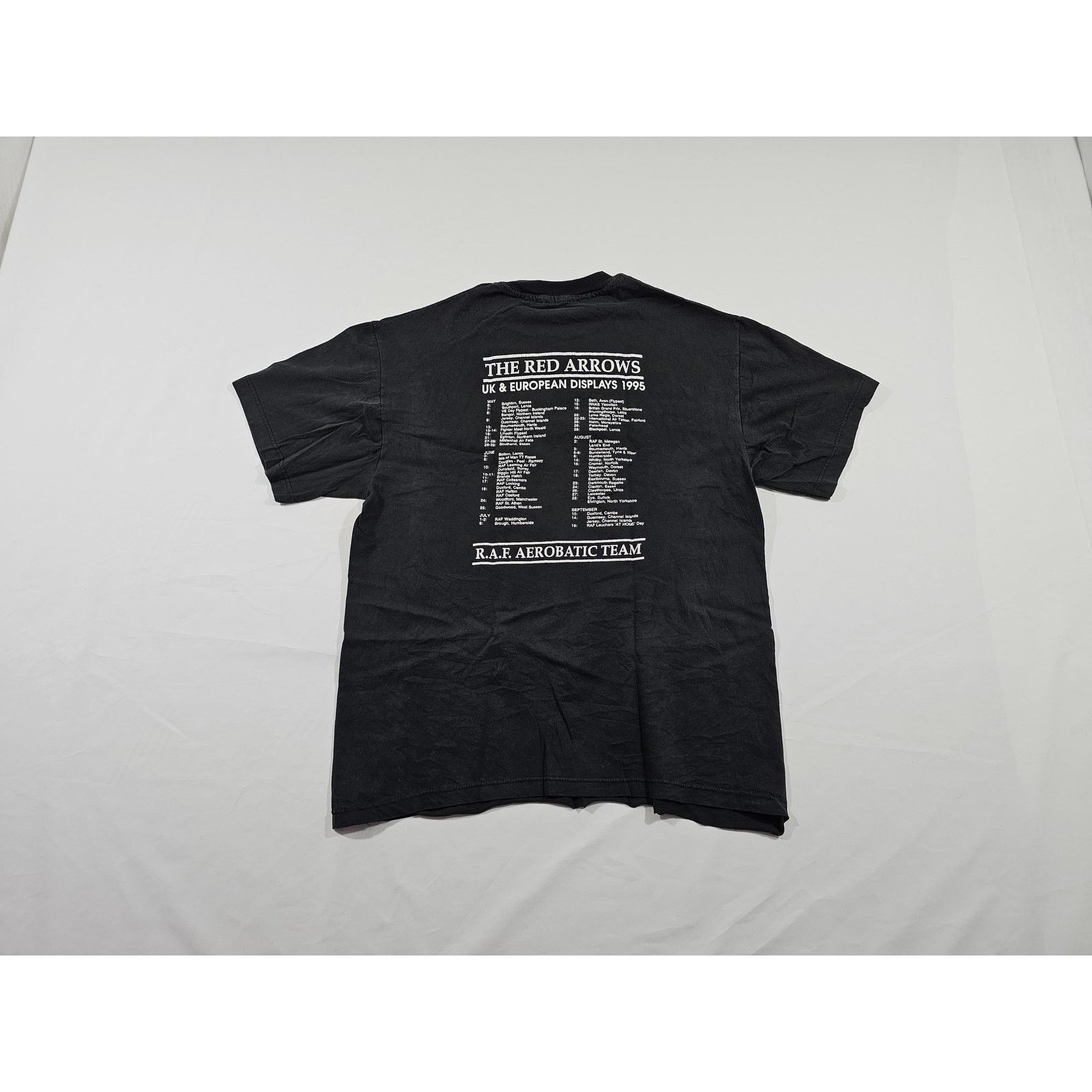 Other The Red Arrows RAF Acrobratic Team 90s Black T-shirt Sz L Size US L / EU 52-54 / 3 - 2 Thumbnail
