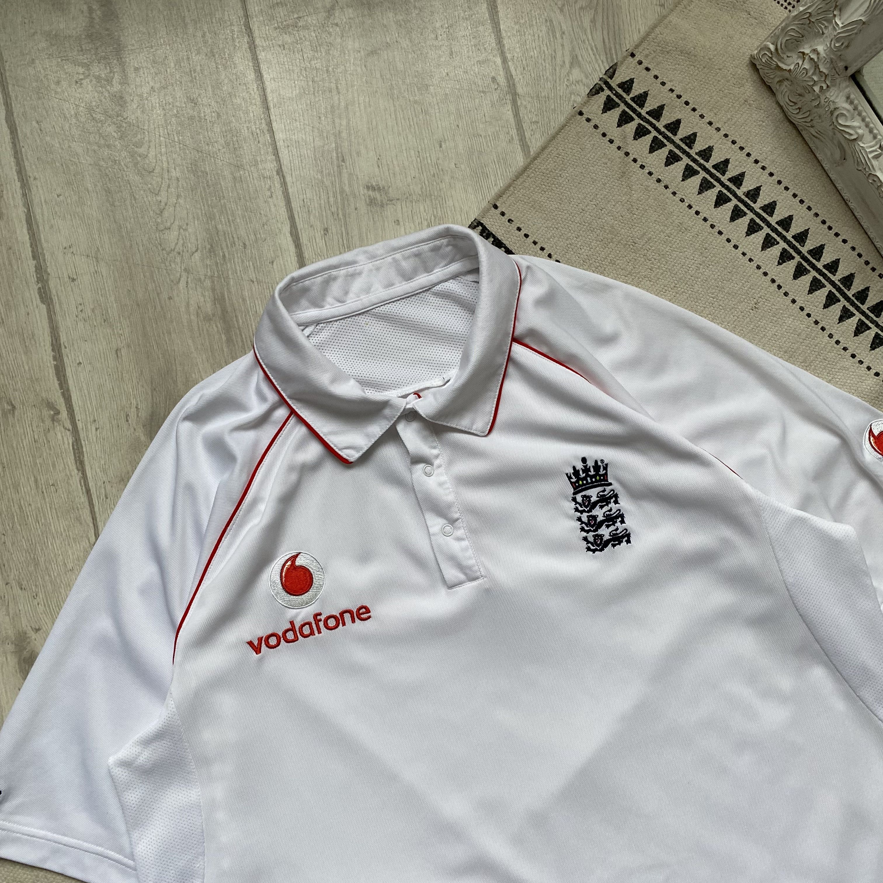 Adidas 🇬🇧 Blockore Adidas Vodafone England jersey polo Drill Size US XL / EU 56 / 4 - 2 Thumbnail