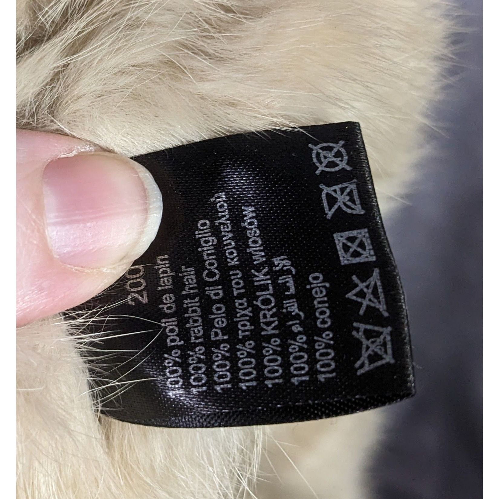 Other Vintage Genuine Rabbit Fur Pull-Through Scarf Size ONE SIZE - 5 Thumbnail