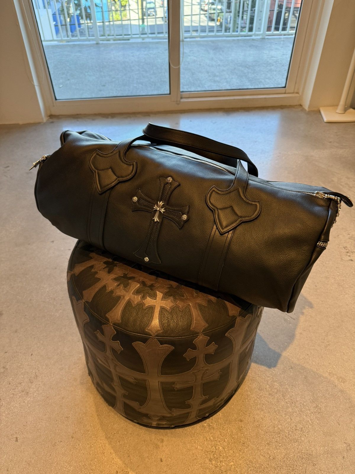 Chrome Hearts Chrome Hearts Cross Embellished Duffle Size ONE SIZE - 2 Thumbnail