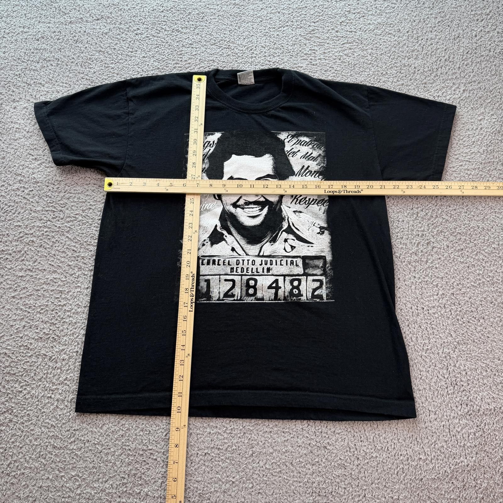 Other Pablo Escobar Mugshot T Shirt XL Black Narcos Medellin Size US XL / EU 56 / 4 - 3 Thumbnail