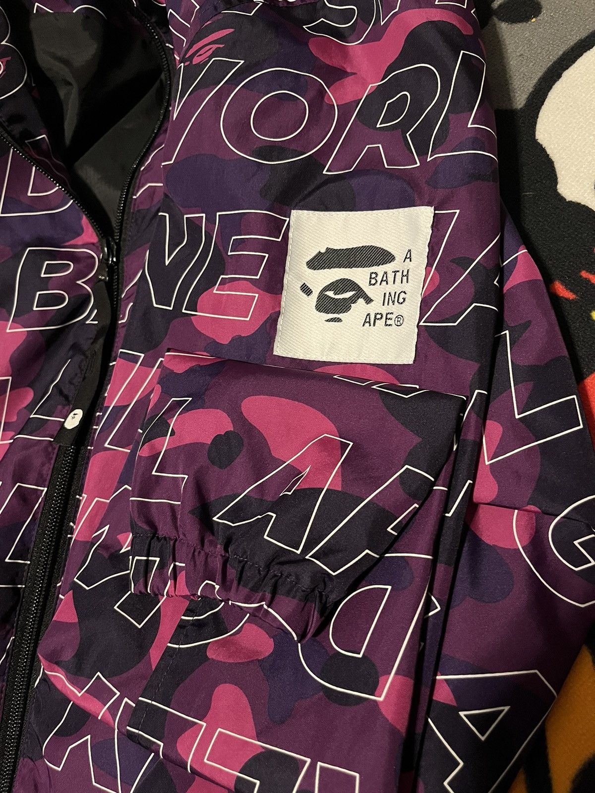 Bape Text Color Camo Jacket Size S / US 4 / IT 40 - 7 Thumbnail
