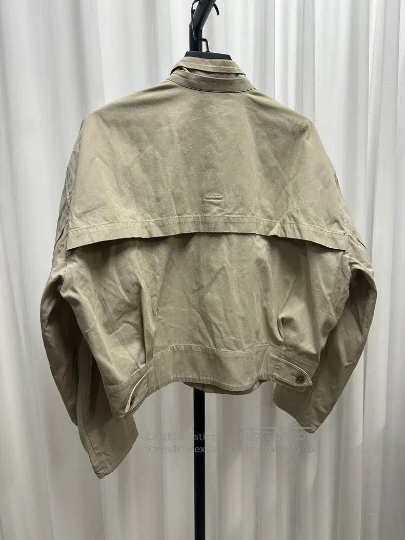 Issey Miyake Issey Miyake Khaki short wide jacket Size US L / EU 52-54 / 3 - 3 Thumbnail