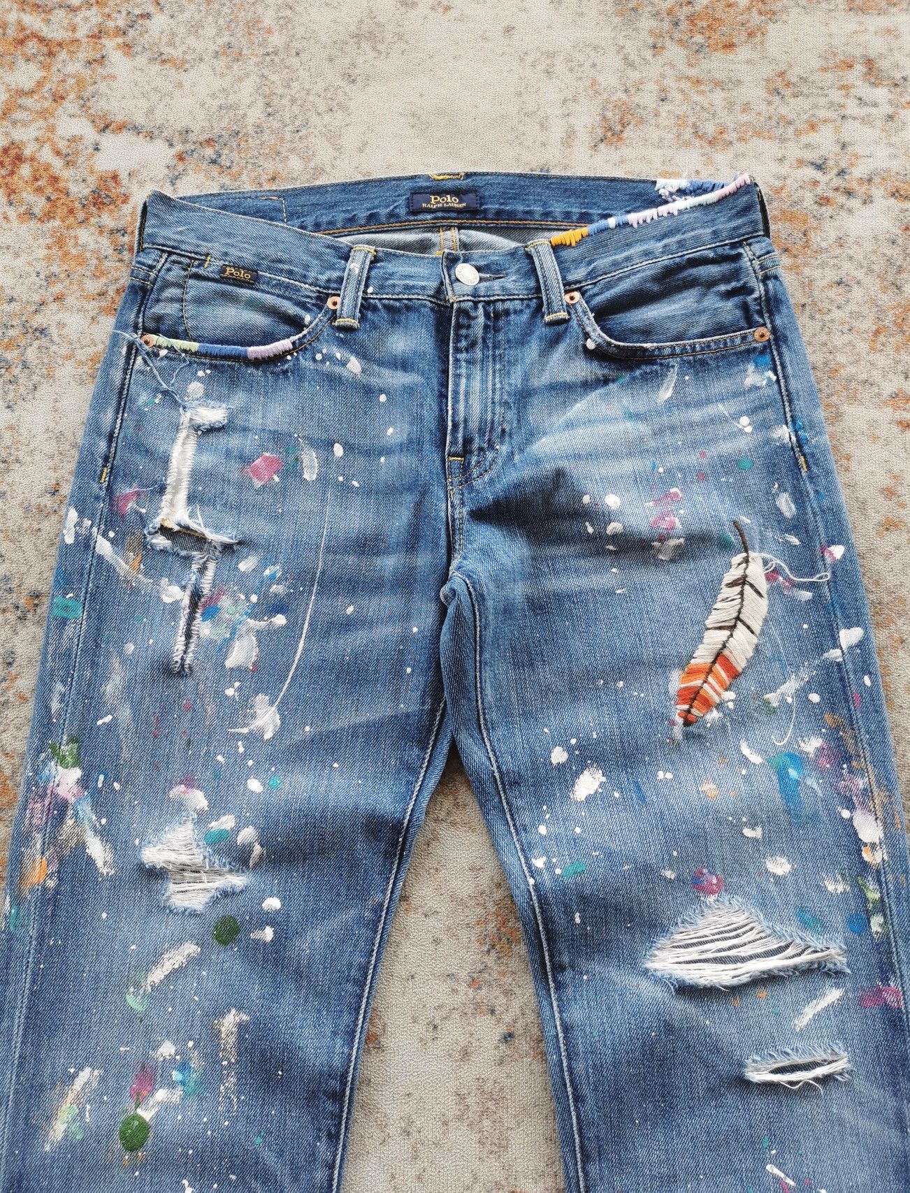 Polo Ralph Lauren Polo Ralph Lauren Paint Work Size 30" / US 8 / IT 44 - 6 Thumbnail