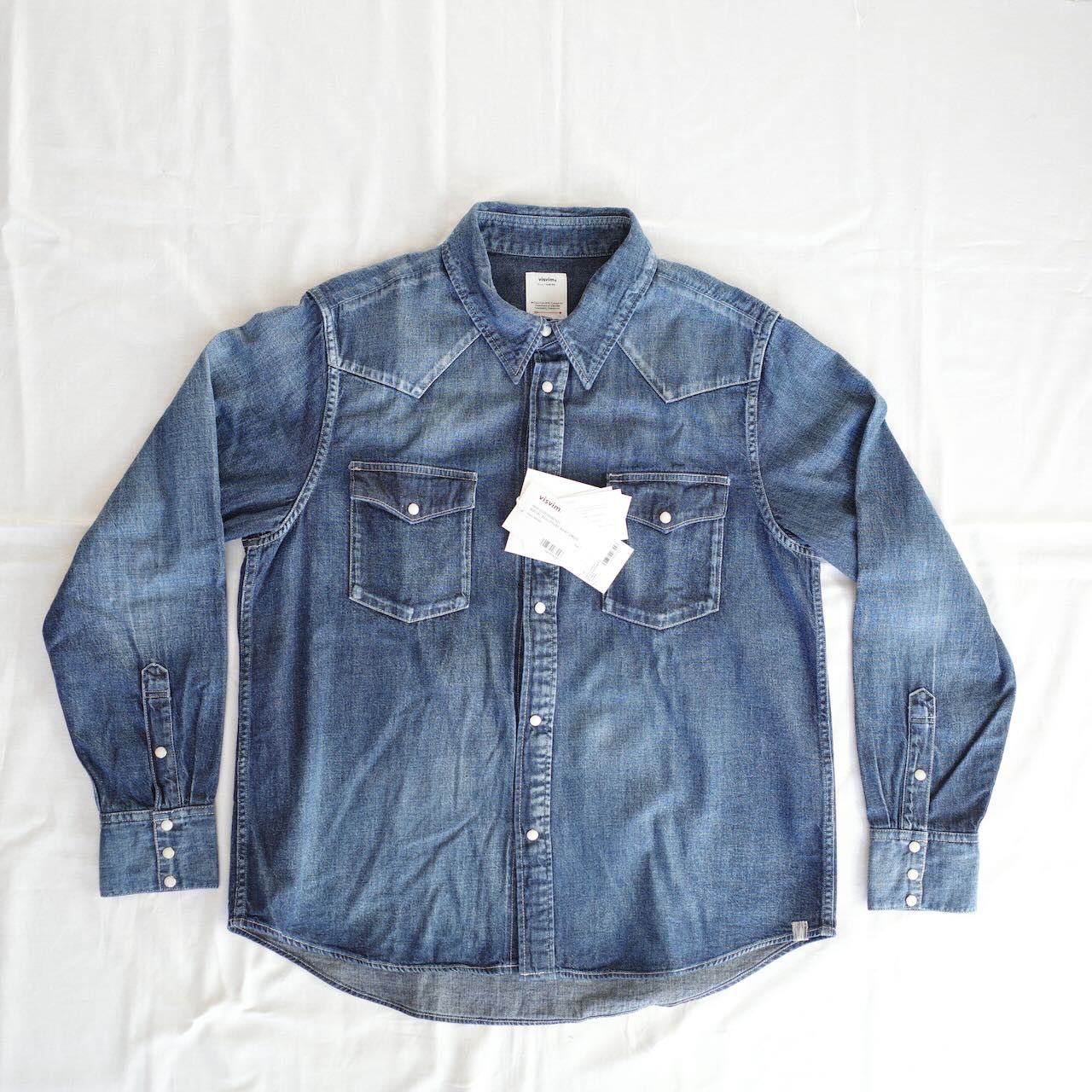 Visvim visvim SOCIAL SCULPTURE SHIRT DMGD 3 | Grailed