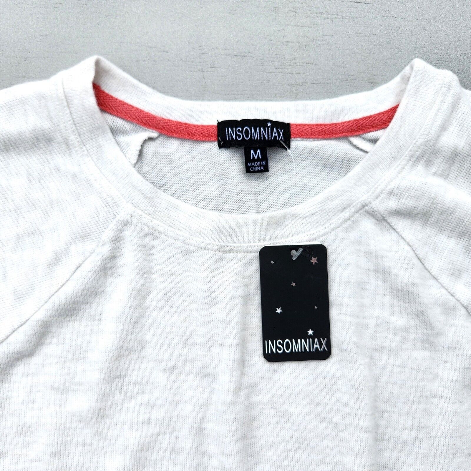 The Unbranded Brand Insomniax Women White Star Crewneck Pajama Top Size M Size ONE SIZE - 2 Thumbnail