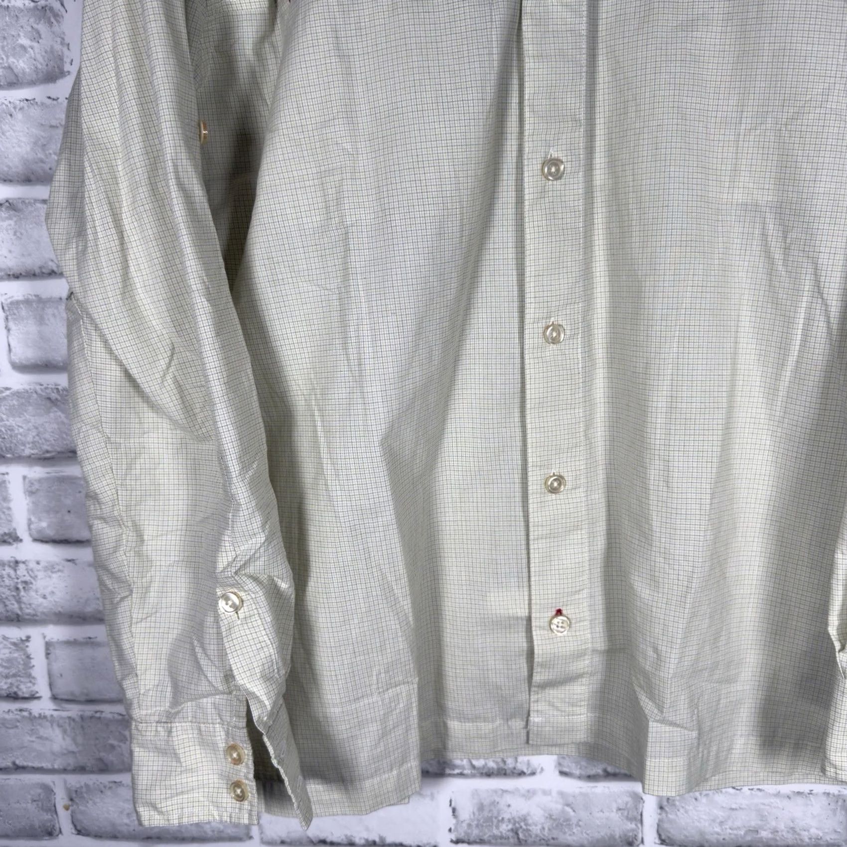 Orvis Orvis Trout Bum Cotton Blend Long Sleeve Button Down Shirt Mens Size L Beige Short Description not included Size US L / EU 52-54 / 3 - 3 Thumbnail