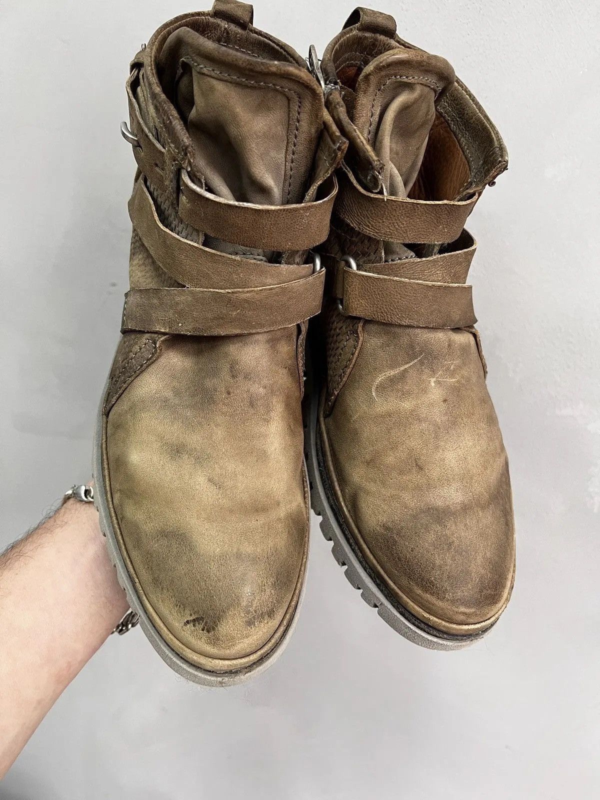 A.S.98 Vintage belted ankle tornado A.S. 98 boots margiela style Size US 8.5 / EU 41-42 - 3 Thumbnail