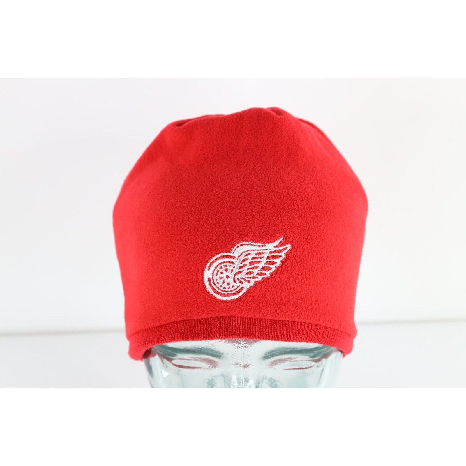 Reebok Vintage Reebok Big Logo Detroit Red Wings Hockey Beanie Hat Size ONE SIZE - 5 Thumbnail