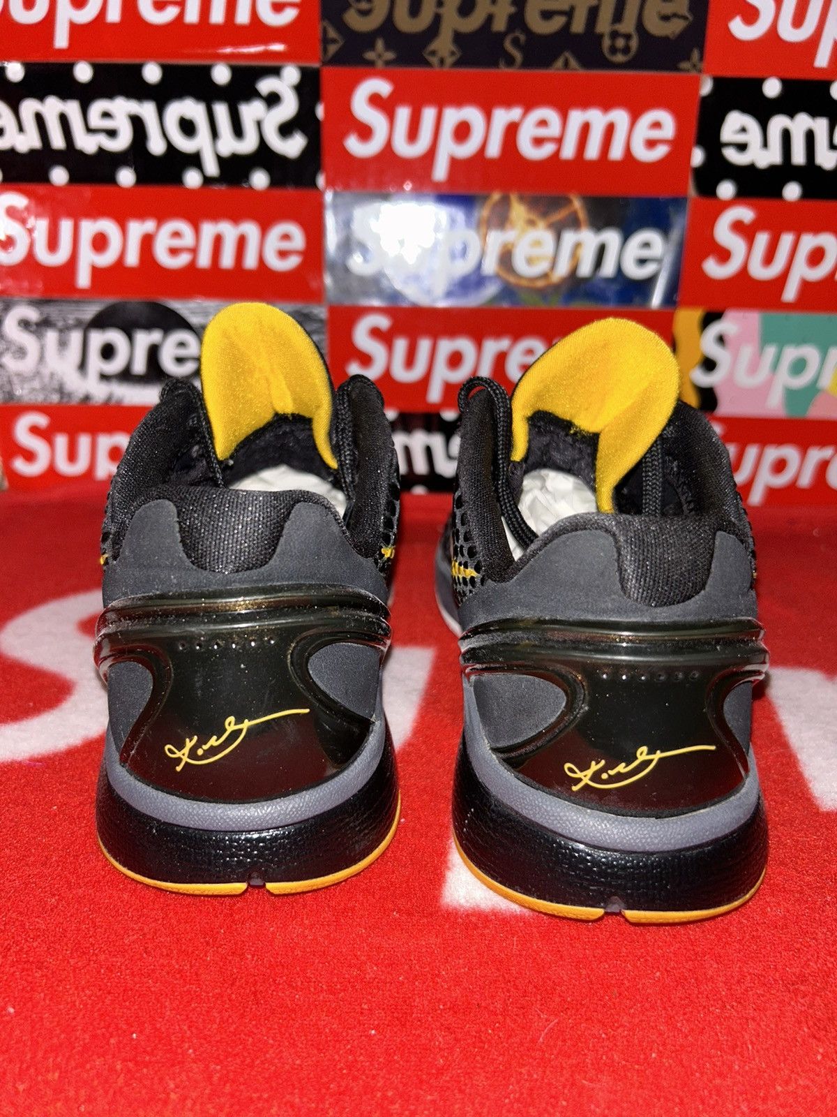 Nike Nike Kobe 6 GS 'Black Del Sol' 429913 001 size 5.5y Size US 5.5 / EU 38 - 3 Thumbnail