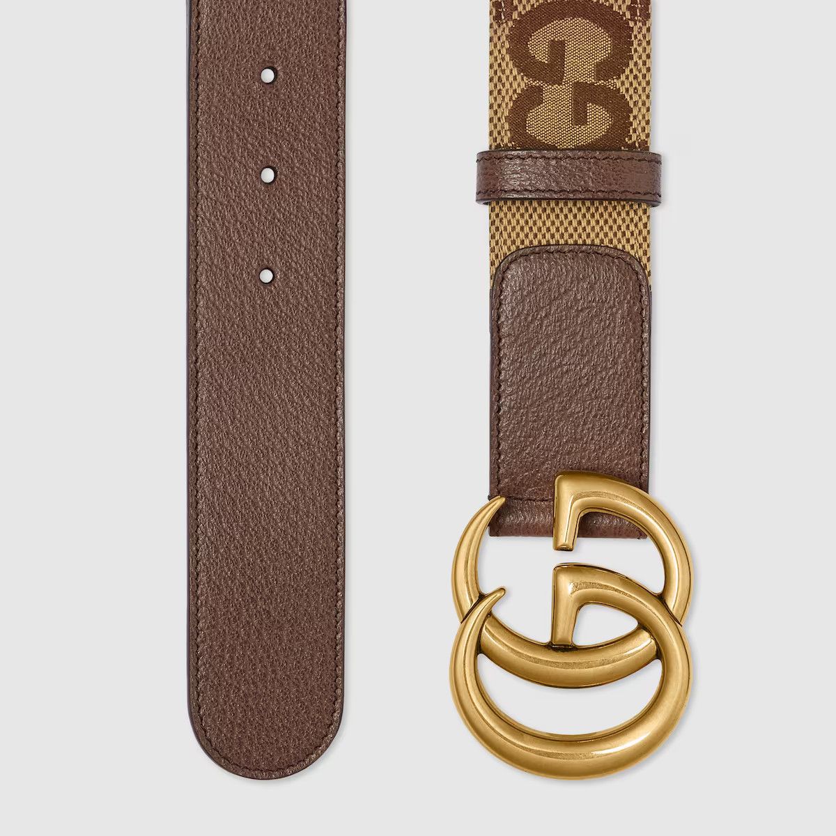 Gucci GUCCI BELT BUCKLE SUPREME MONOGRAM LEATHER 400593 UQLAC 2572 Grailed