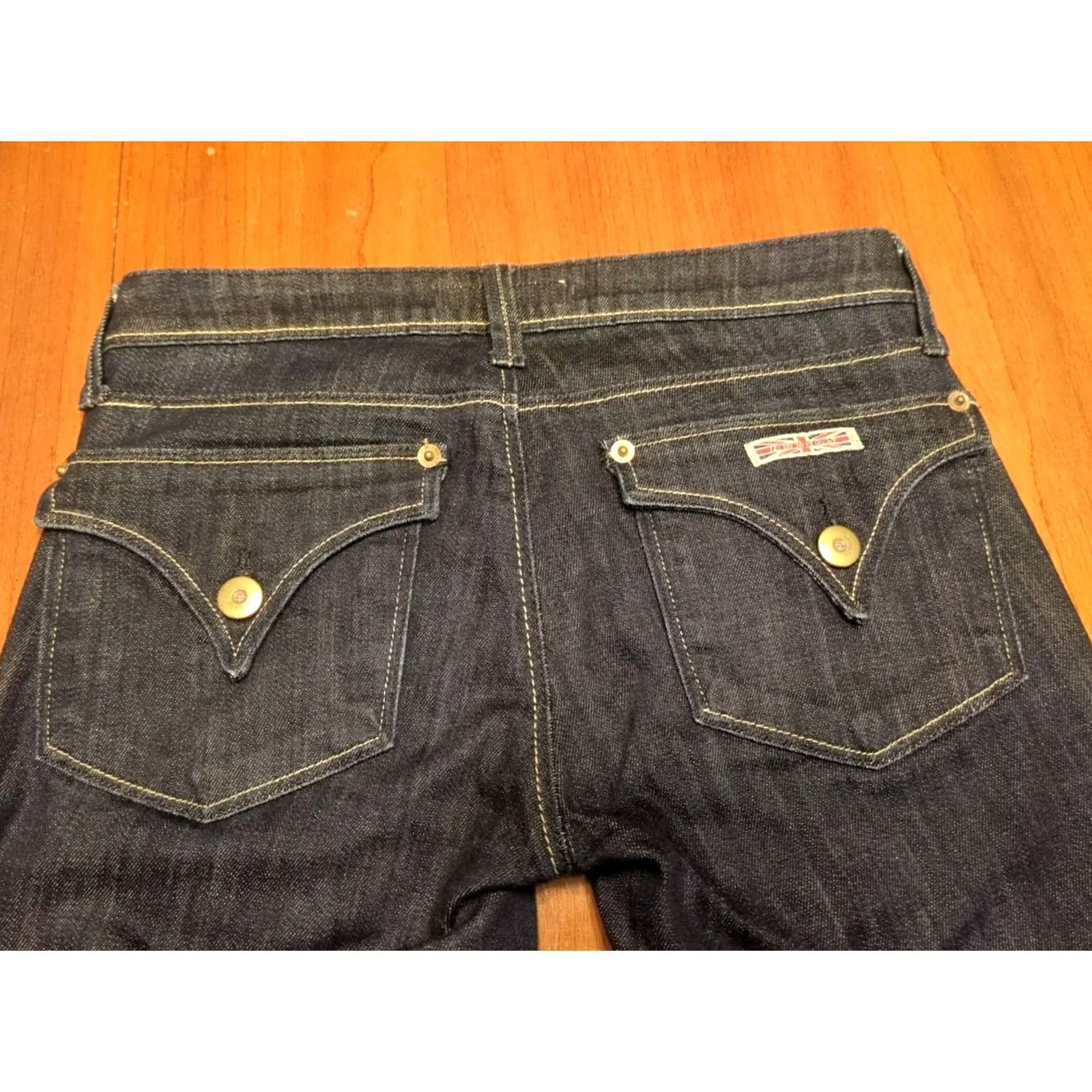 Hudson Hudson Jeans Womens Size 24 Blue Denim 5-Pocket Straight Belt Loops Regular Size 42" / US 20 - 3 Thumbnail
