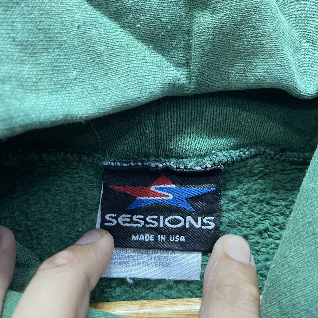 Sessions Late 90s–Early 2000s Vintage Sessions Double-Sided Hoodie Size US L / EU 52-54 / 3 - 8 Thumbnail