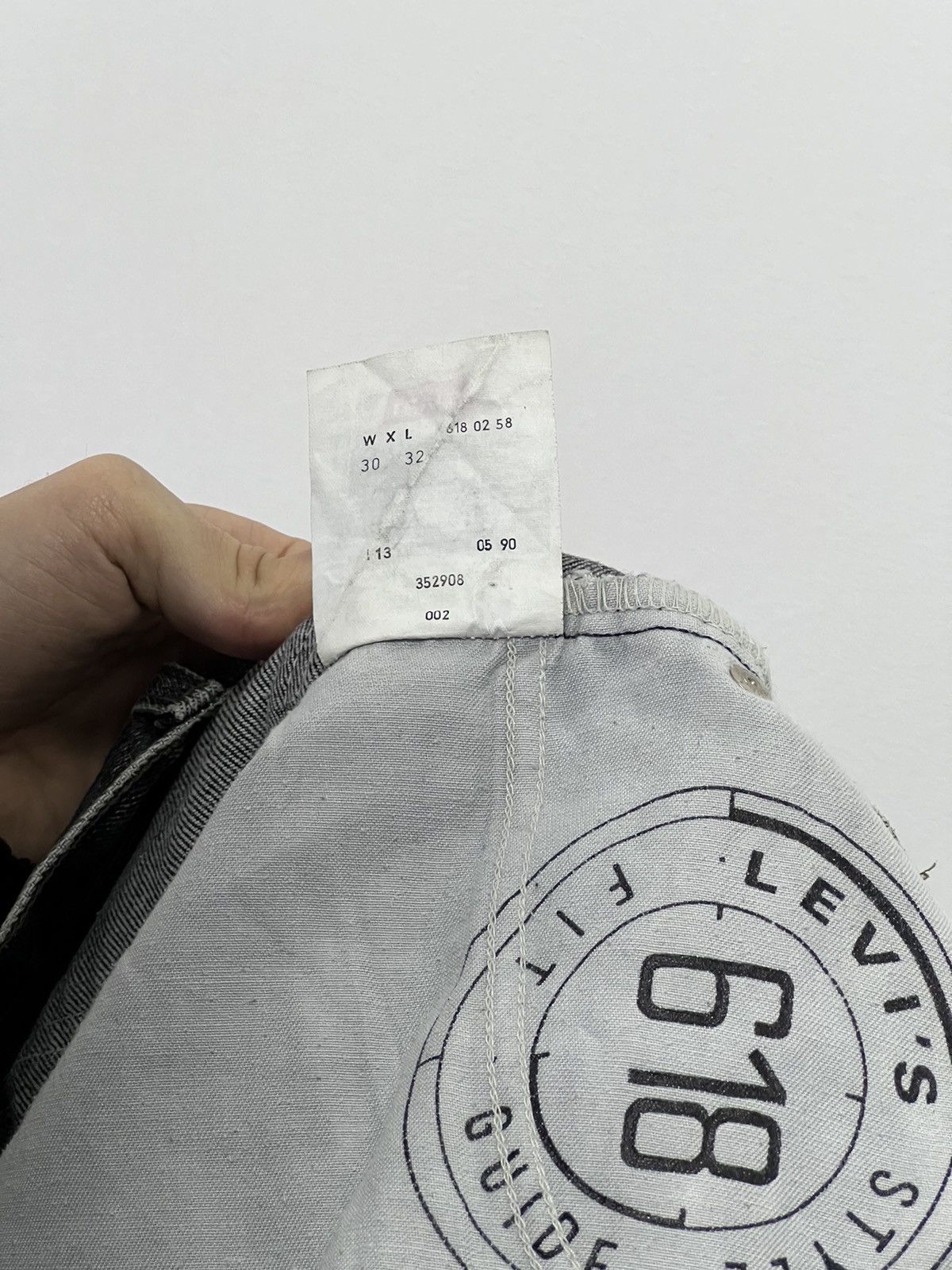 Levi's × Levi's Vintage Clothing × Vintage Vintage Levis 618 Made in Italy Washed Gray Denim Jeans Size US 30 / EU 46 - 6 Thumbnail