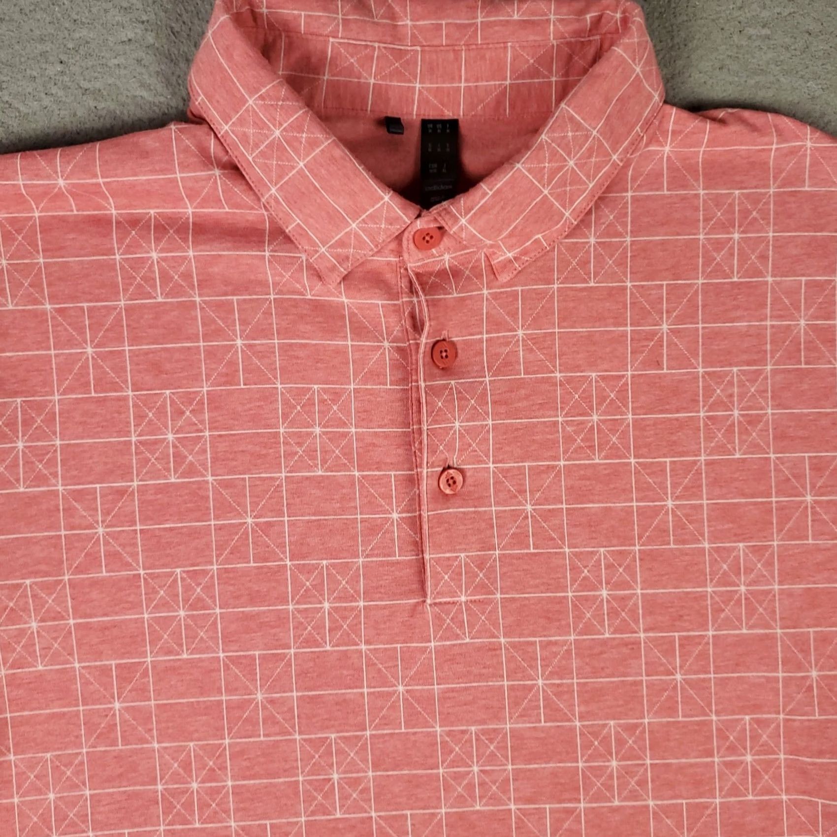 Adidas Adidas Polo Shirt Mens Size Medium Pink Golf Casual Short Sleeve Polo Shirt Mens Regular Pink Adidas Size US M / EU 48-50 / 2 - 2 Thumbnail