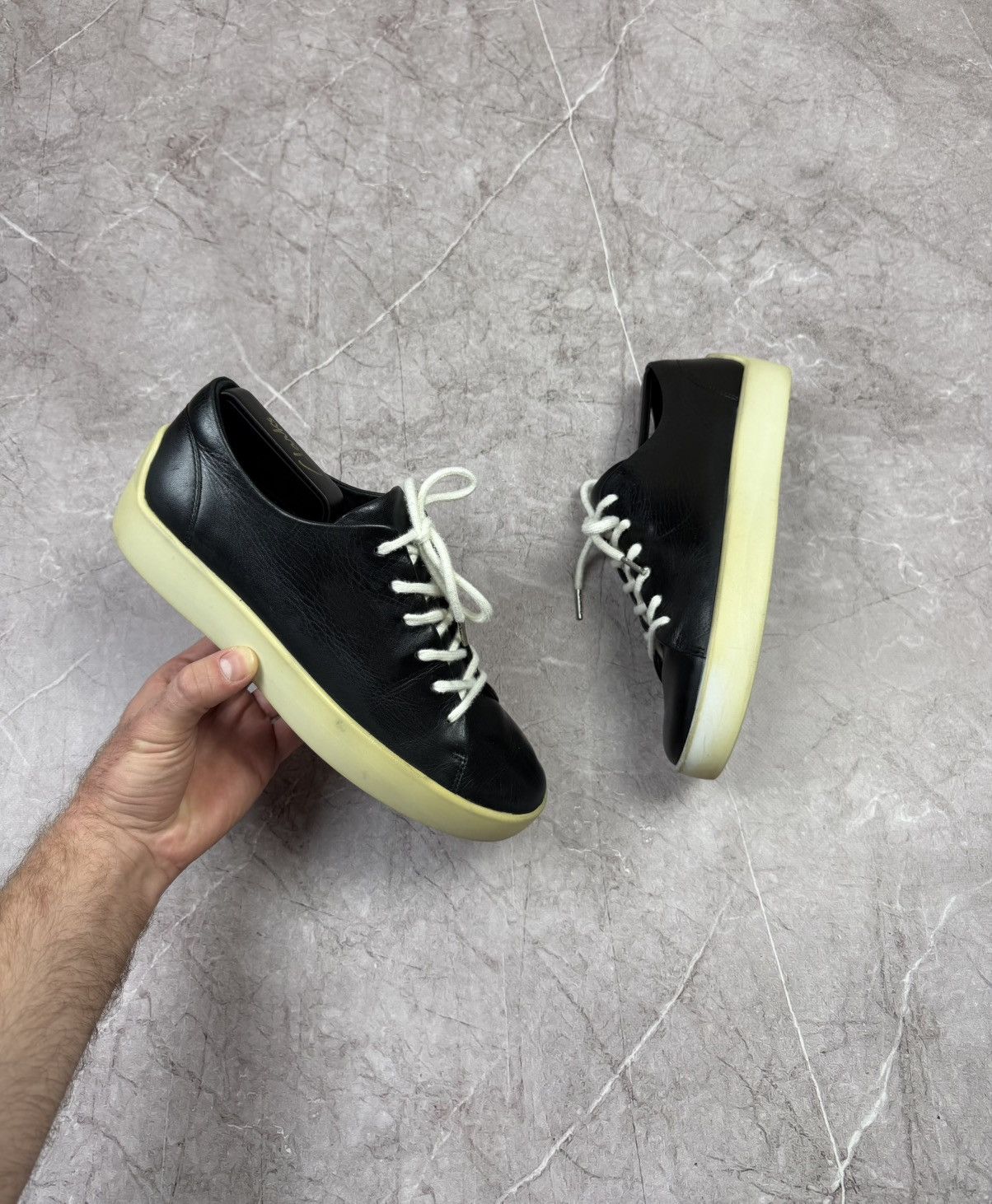 The Last Conspiracy The Last Conspiracy x Ecco Black Leather low-top Sneakers 41 Size US 8 / EU 41 - 7 Thumbnail