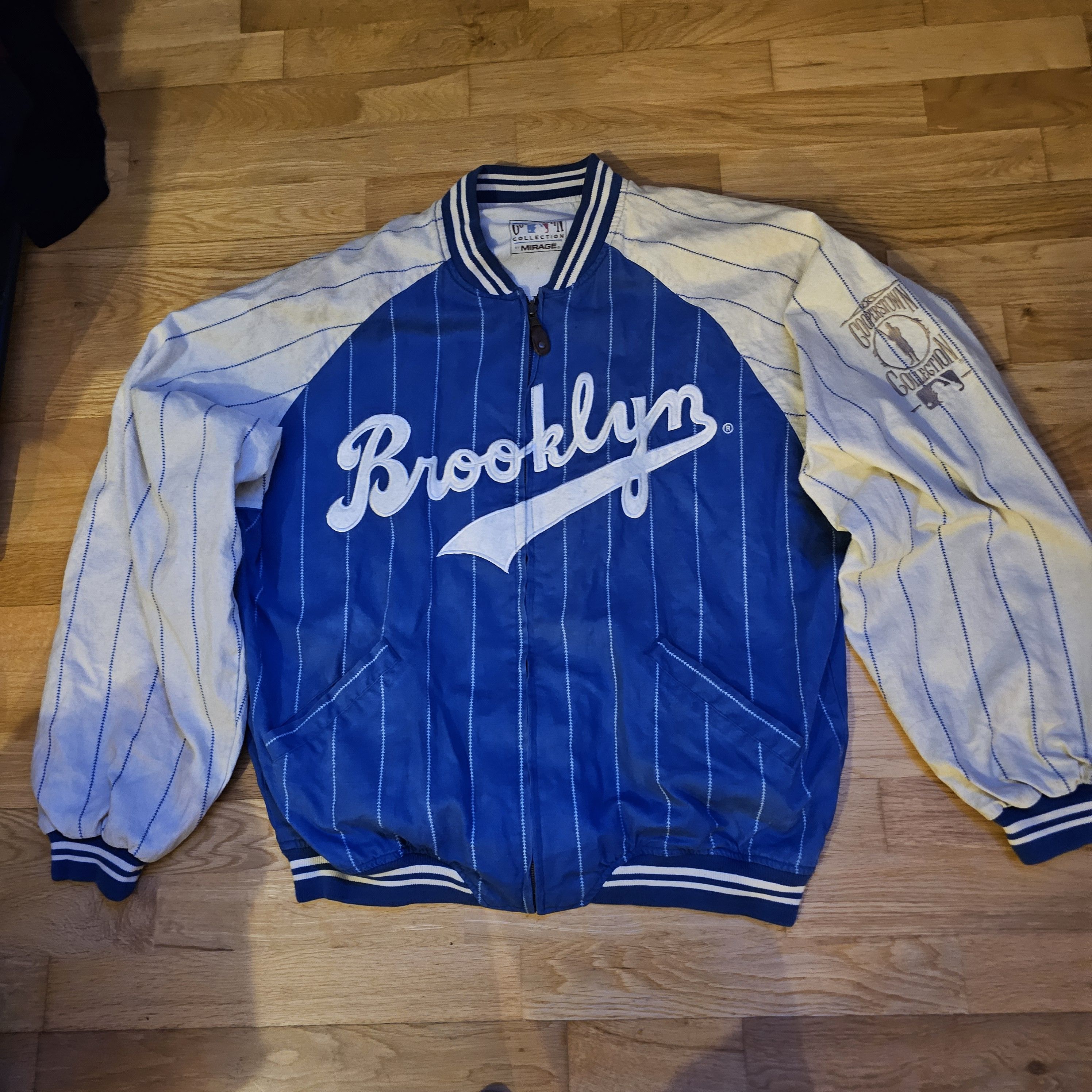 Cooperstown Collection Vintage 1991 Mirage Cooperstown Brooklyn Dodgers Jacket Size US XXL / EU 58 / 5 - 1 Thumbnail