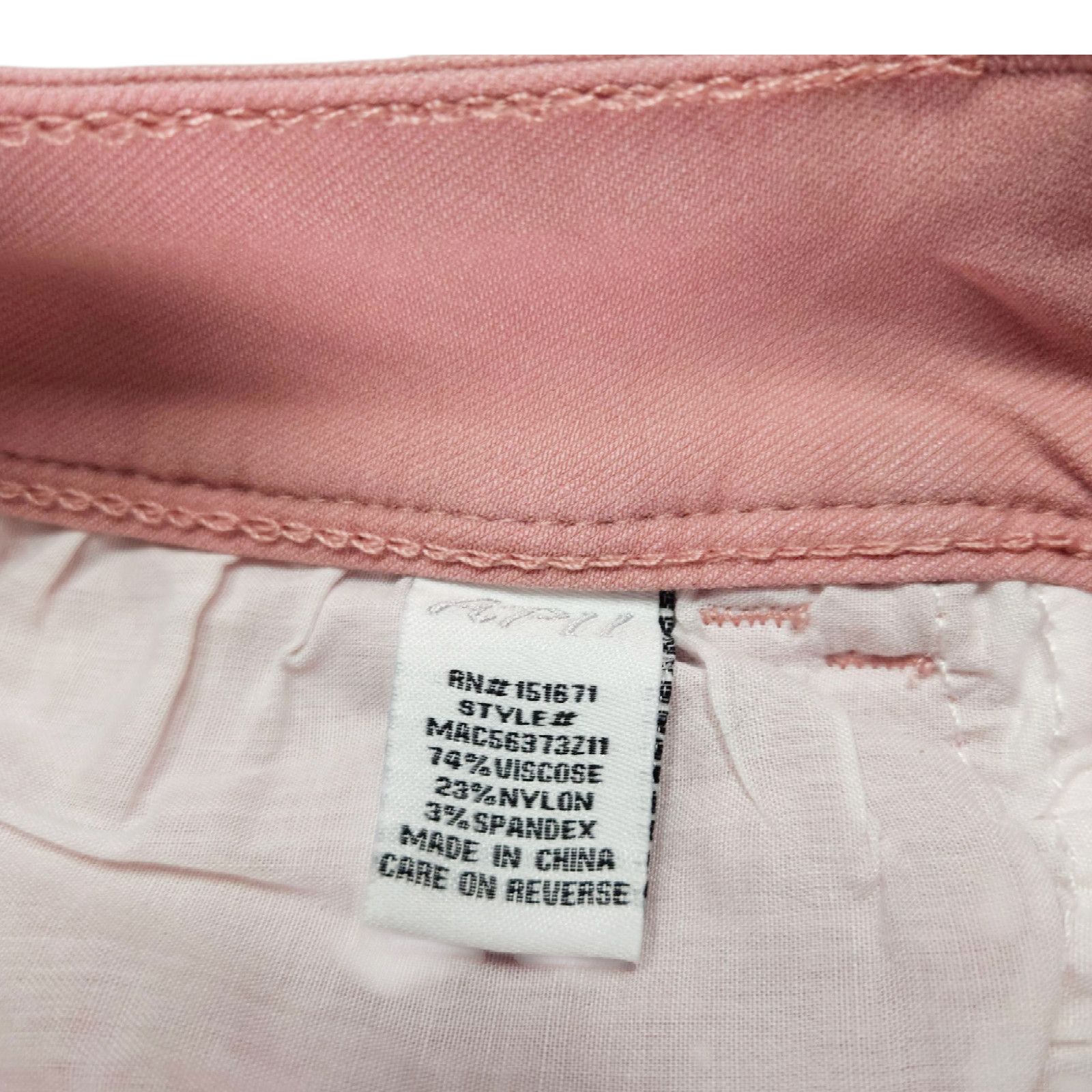 Other APII Sculpt Lift Cropped Pants Rose Pink 16 [30x21] NWT Size 30" / US 8 / IT 44 - 5 Thumbnail