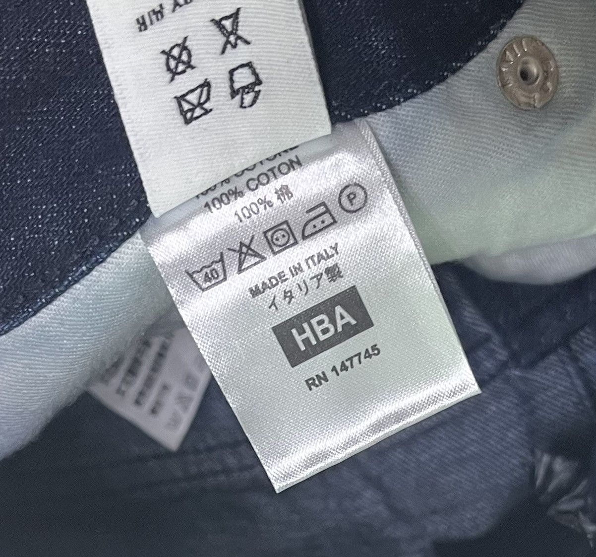 Hood By Air hood by air hba 14fw distressed raver jeans Size US 32 / EU 48 - 6 Thumbnail