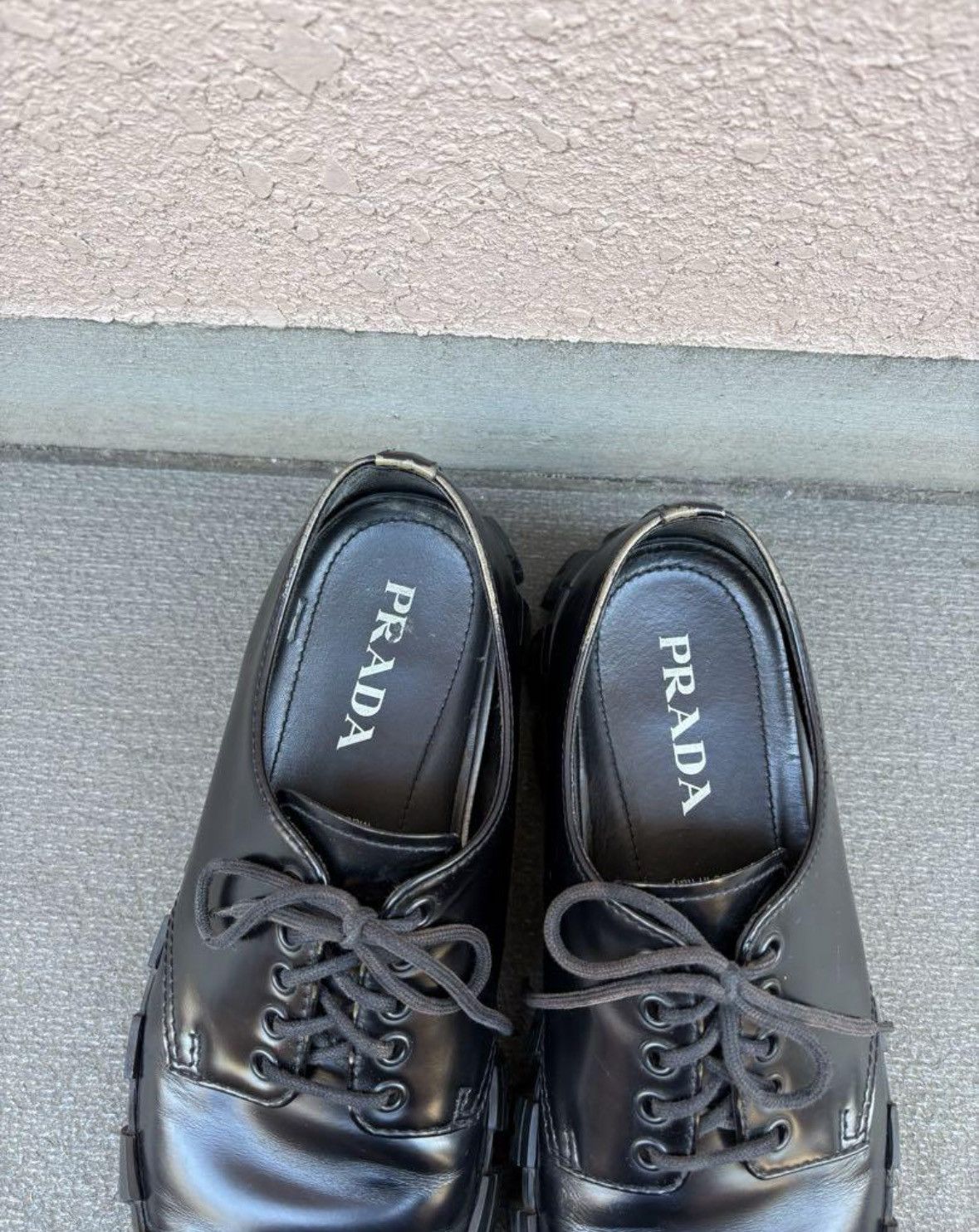 Prada Prada Studded Tyre Derbies -AW19 Size US 9.5 / EU 42-43 - 4 Thumbnail