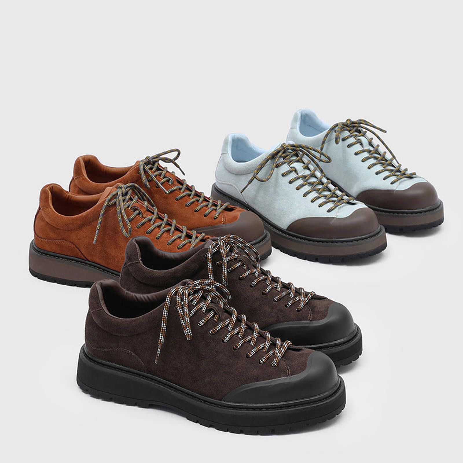 Other Chunky Platform Derby Lace-Up Shoe | Standard & Hidden Lift Size US 7 / EU 40 - 8 Thumbnail