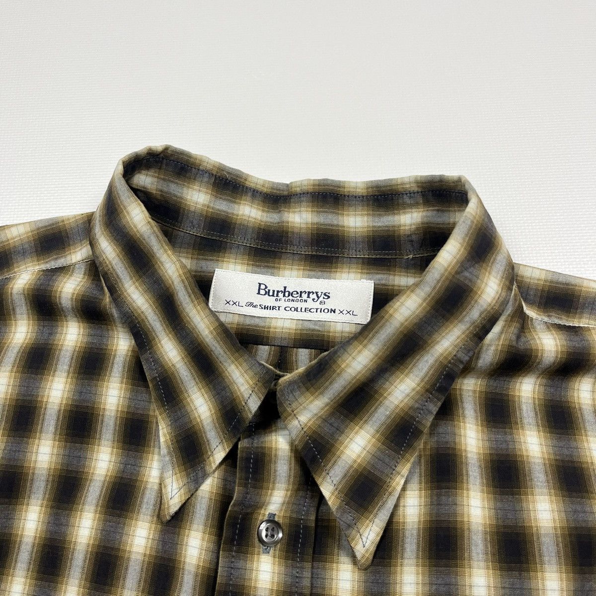 Burberry Vintage Burberrys of London Shirt Nova Check Long Sleeve Size US XXL / EU 58 / 5 - 7 Thumbnail