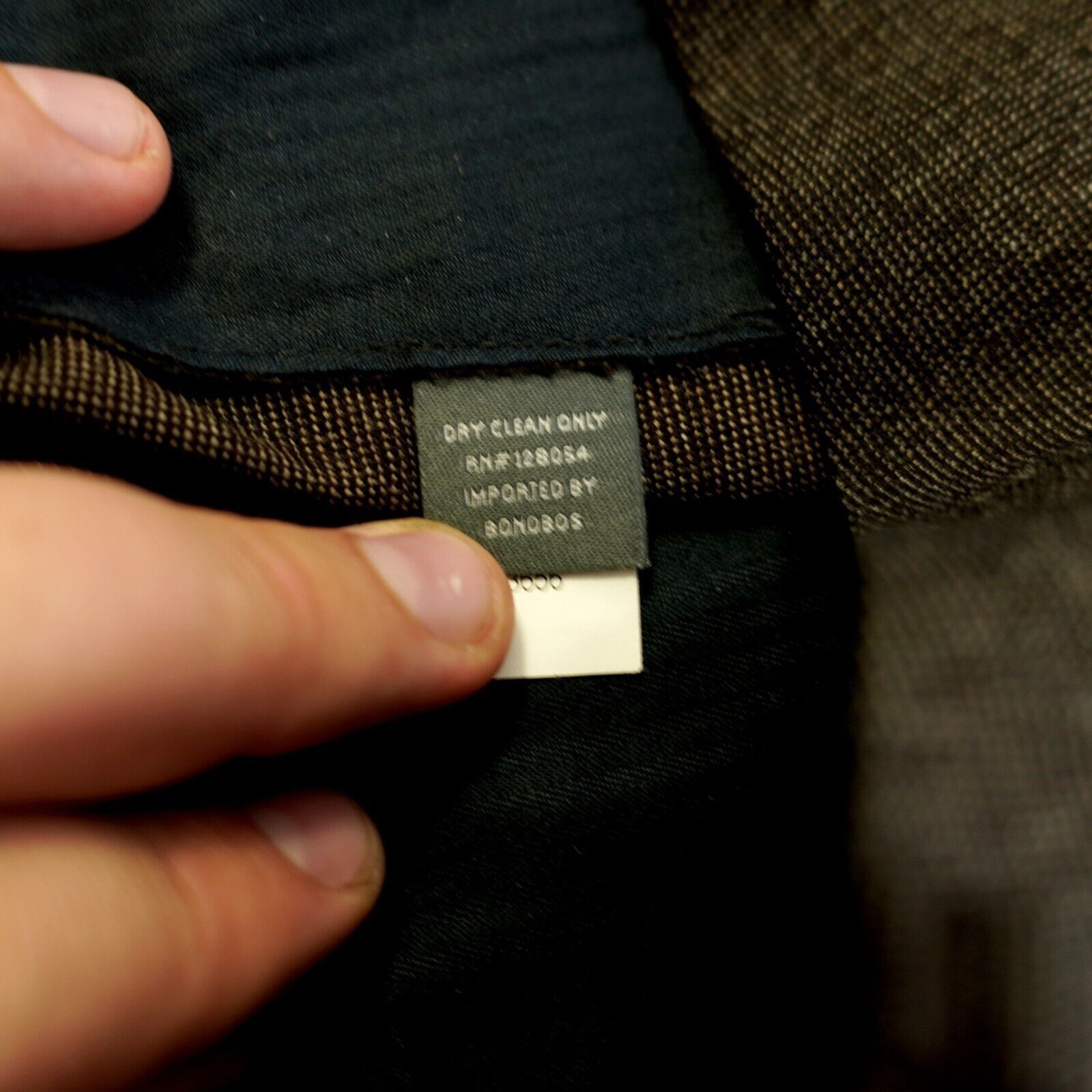 Bonobos Bonobos Marzotto Wool Brown Nailshead Flat Front Mid Rise Dr Size 34R - 9 Thumbnail
