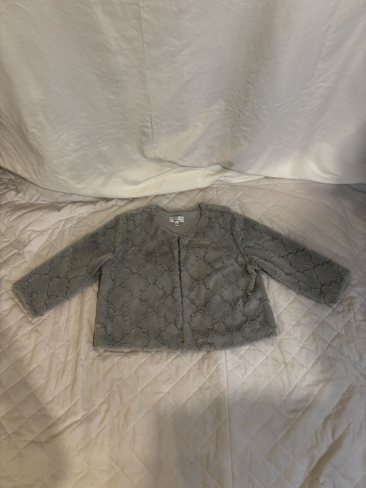 Other Light gray faux fur Jacket.wc777 Size L / US 10 / IT 46 - 2 Thumbnail