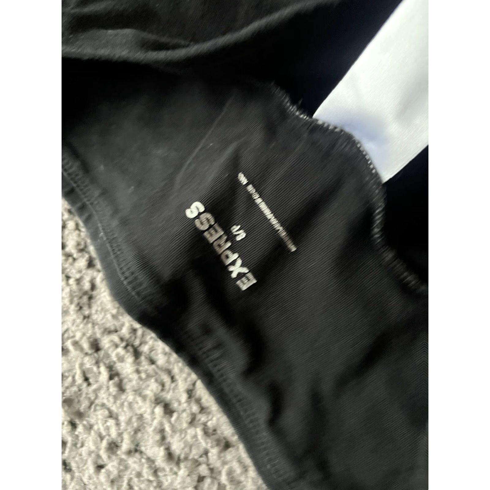 Express Express Leggings Womens Small Black Stretch Ankle Workout Pants Size 28" / US 6 / IT 42 - 5 Thumbnail
