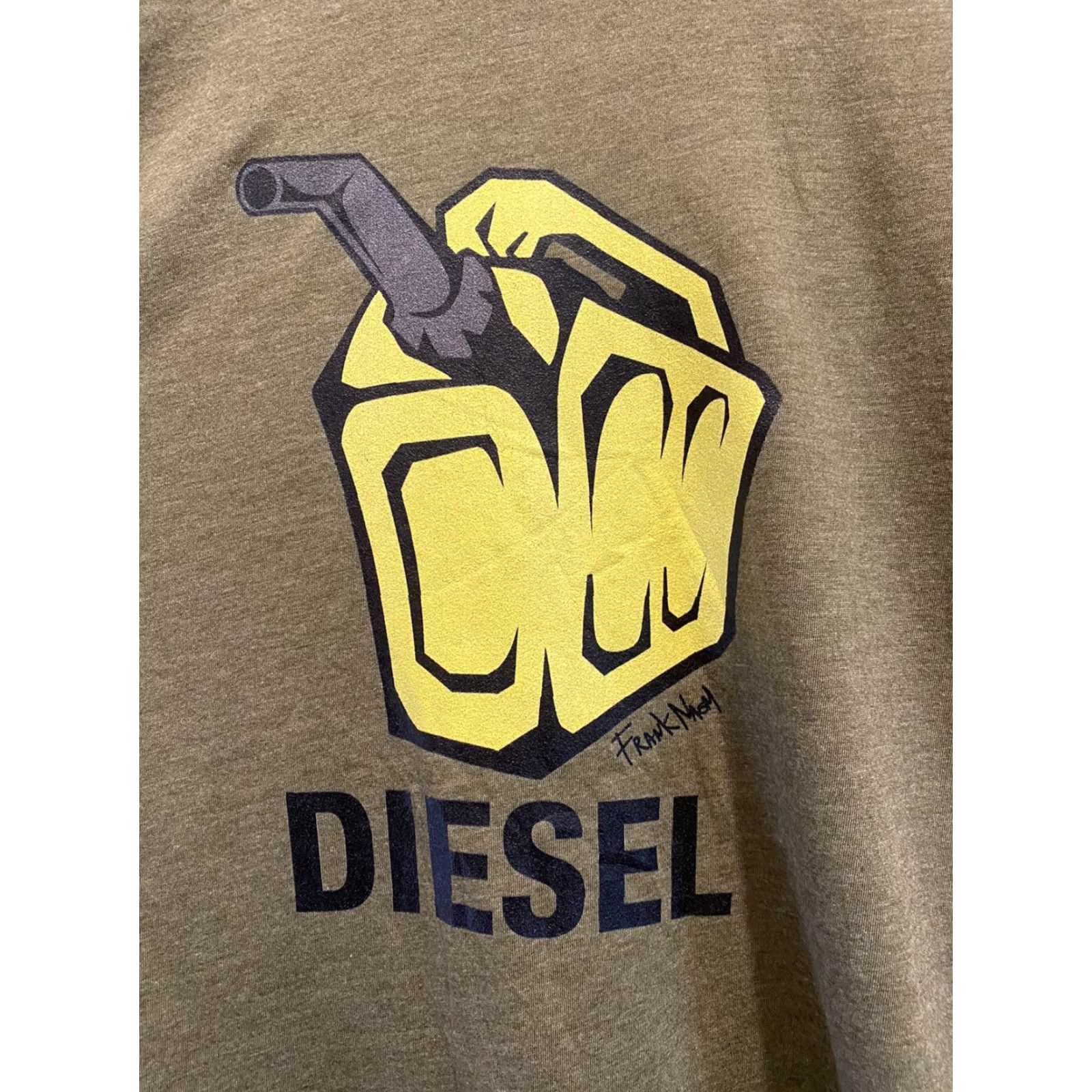 Next Level Mens XL Frank Nash Diesel Can Art Shirt Short Sleeve Graphic Size US XL / EU 56 / 4 - 4 Thumbnail